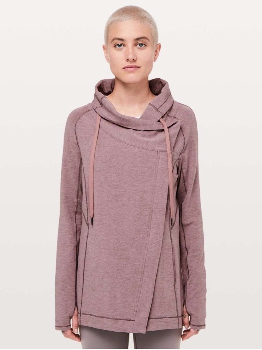 Lululemon Coast Easy Wrap
Heathered Misty Merlot size 8 EUC